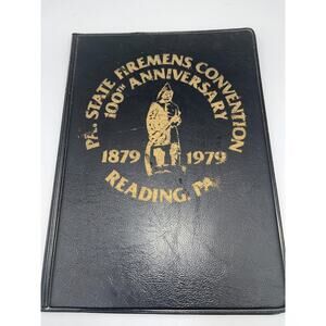 1879 1979 Reading Pennsylvania 100th Anniversary Firemen Convention Pad Cover